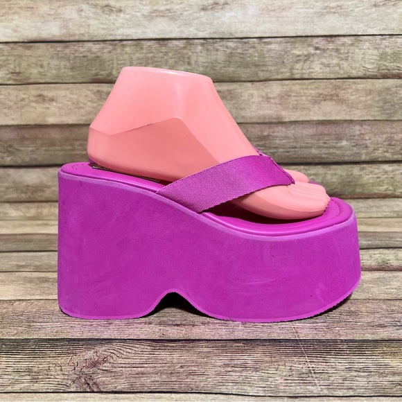 Steve Madden Pink Gwen Platform Sandals - Picture 3 of 8